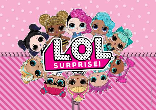 LOL Surprise Doll Edible Icing Image - A4